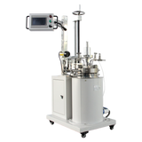 Floor stand stirred pressure reactor wtih cover lid lift