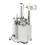 Floor stand stirred pressure reactor wtih cover lid lift