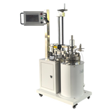 Floor stand stirred pressure reactor wtih cover lid lift