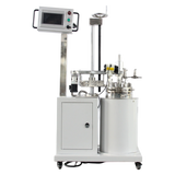 Floor stand stirred pressure reactor wtih cover lid lift